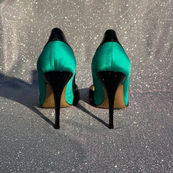 Casadei Shoes - Casadei Satin diamond pumps